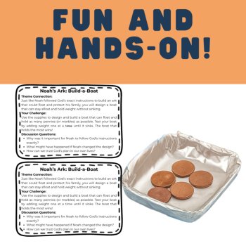 Noah’s Ark STEM Challenge –Bible Science Activity, image 2