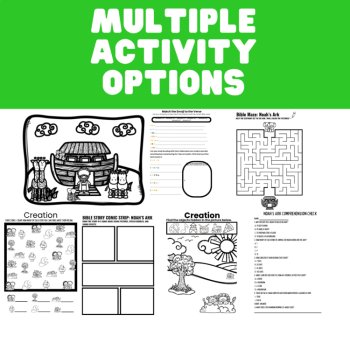 Creation & Noah’s Ark Bible Lesson Bundle | Kids Bible Curriculum for Ages 4–11, image 3