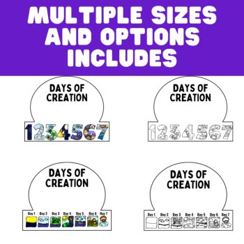 Days of Creation Crown | Bible Craft for Kids | Creation Activity, image 4