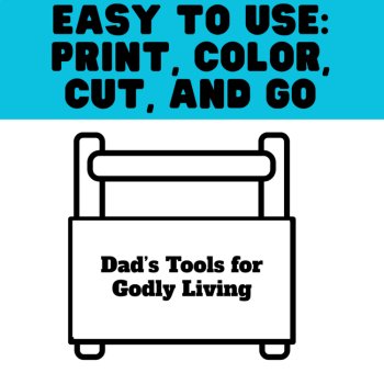 Dad Toolbox Craft | Christian Father’s Day Printable Activity, image 2