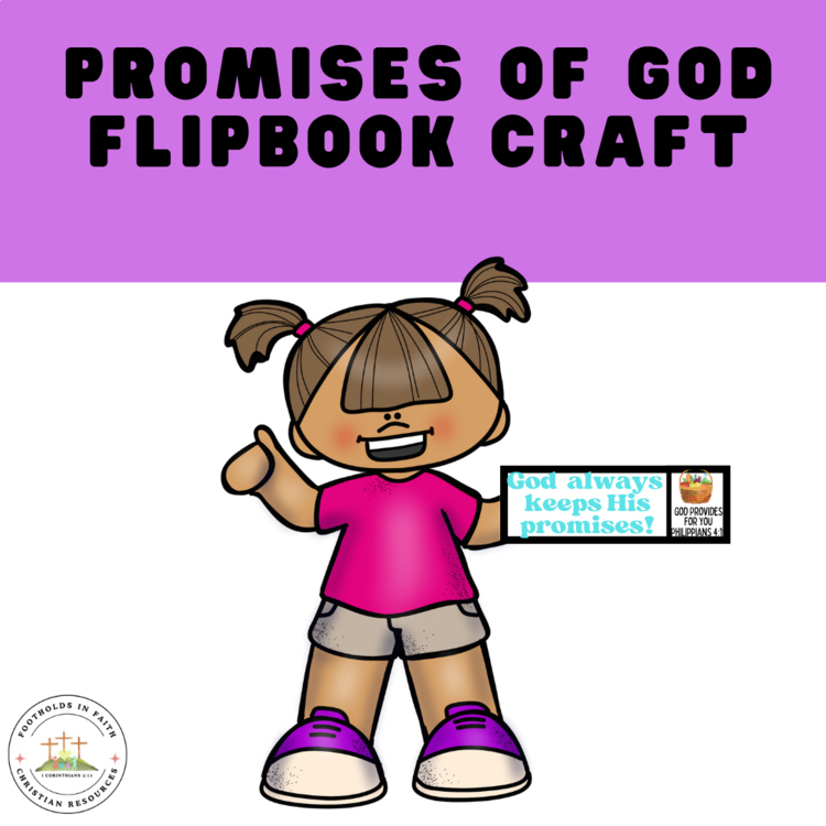 Bible Promises Flip Book for Kids