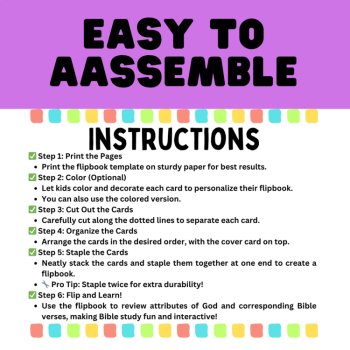 Bible Promises Flip Book for Kids, image 2
