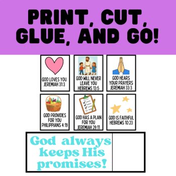 Bible Promises Flip Book for Kids, image 3