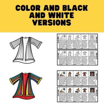 Joseph’s Colorful Coat Retelling Craft | Bible Story Activity, image 4