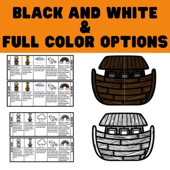 Noah’s Ark Bible Story Craft | Printable Pull-Out Retelling Activity, image 3