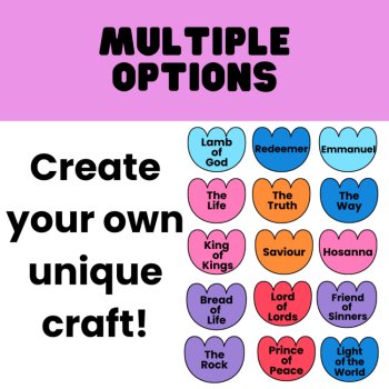 He Is Risen Flower Craft | Easter Bible Activity, image 2