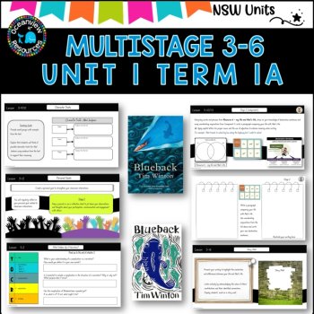 Multigrade 3-6 NSW DET Unit 1 BLUEBACK by Tim Winton Component B Term 1A, image 3