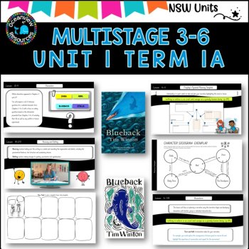Multigrade 3-6 NSW DET Unit 1 BLUEBACK by Tim Winton Component B Term 1A, image 4