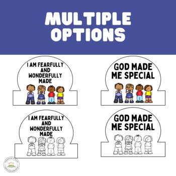 God Made Me Special Bible Activity Crown Craft, image 2