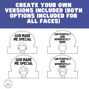 God Made Me Special Bible Activity Crown Craft, image 3