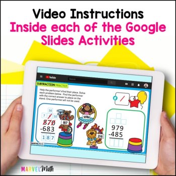 3 Digit Subtraction with Regrouping Digital Bundle - Google Slides and Forms, image 2