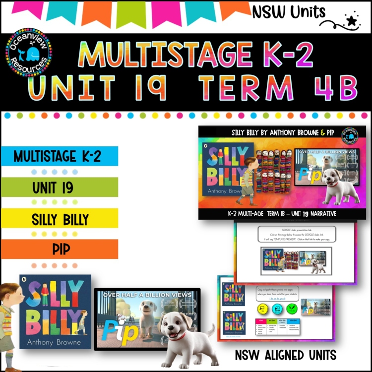 SILLY BILLY and PIP Multi-Stage K-2 Unit 19 comp B ENGLISH TERM 4B