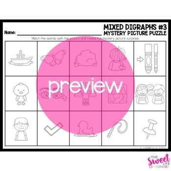 Earth Day Mystery Picture Puzzles Phonics Worksheets, image 3