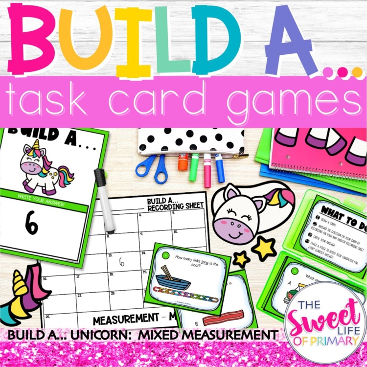 Mixed Measurement Task Card Game