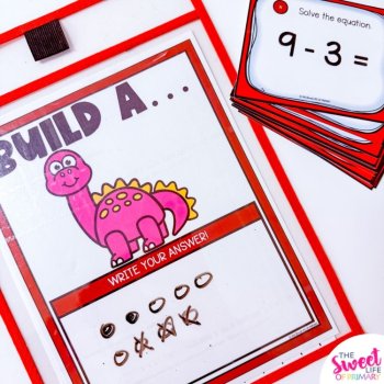 Subtraction within 10 Task Card Game, image 2