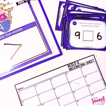 Comparing Numbers to 10 Task Card Game, image 2