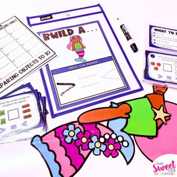 Comparing Objects to 10 Task Card Game, image 2