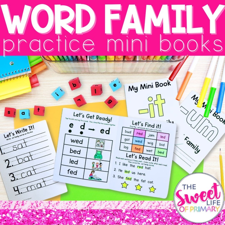 Word Family Mini Books