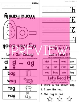 Word Family Mini Books, image 3