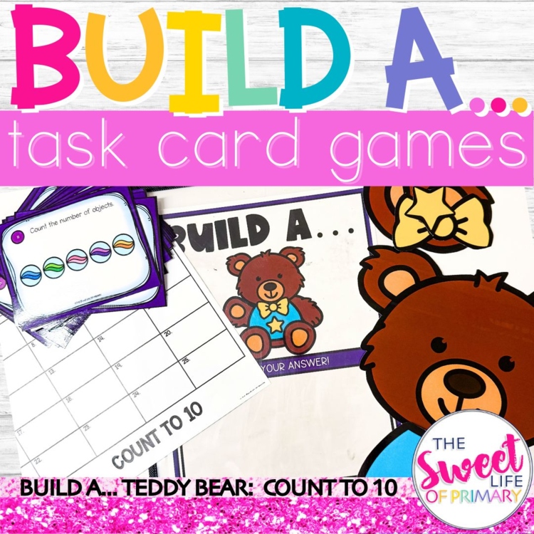 Count to 10 Task Card Game
