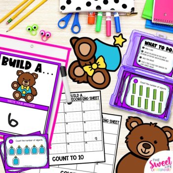 Count to 10 Task Card Game, image 2