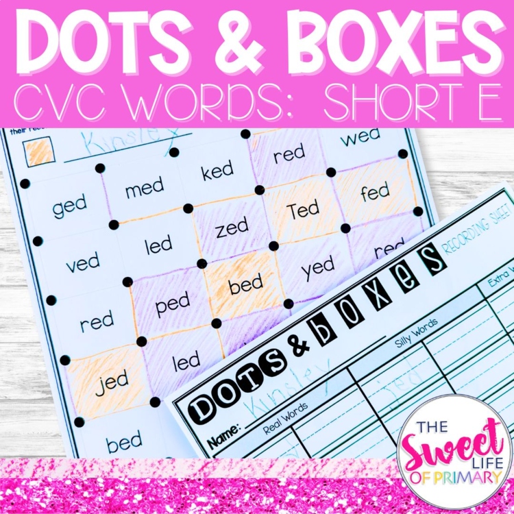 CVC Short E Dots & Boxes