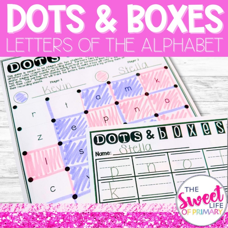 Alphabet Dots & Boxes