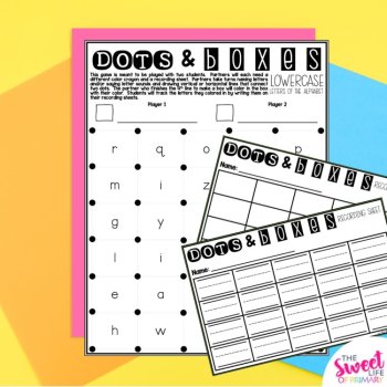 Alphabet Dots & Boxes, image 2