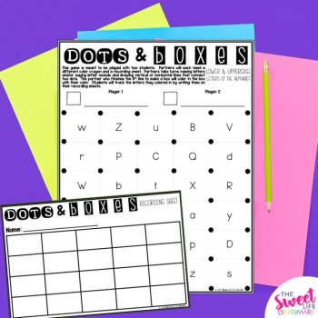 Alphabet Dots & Boxes, image 3