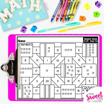 Number Sense Math Mazes | Up to 20, image 2