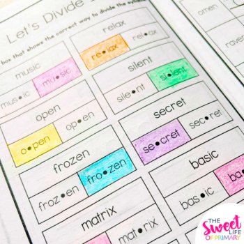 Instructional Syllable Books | Six Syllable Types Phonics Practice for Decoding, image 2