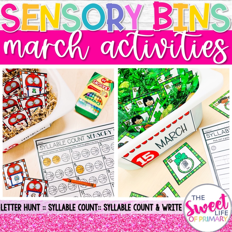 Sensory Bin Activities | March