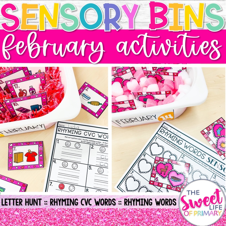 Sensory Bin Activities | February