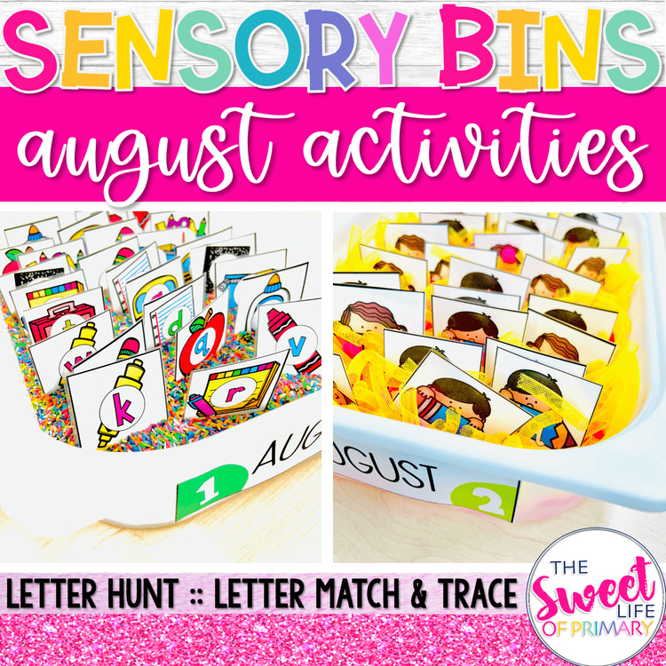 Sensory Bin Activities | August
