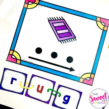 CVC Segmenting & Blending Task Cards | Short u, image 3