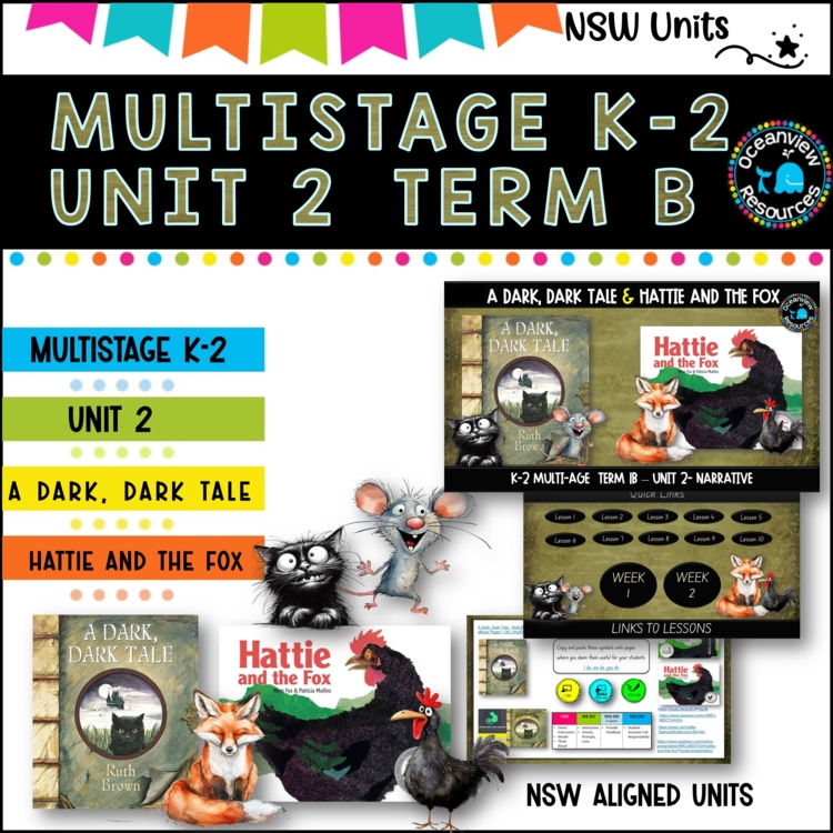 DARK, DARK TALE, HATTIE AND THE FOX Multiage K-2 Unit 2 comp B TERM 1 NSW DET