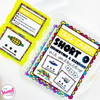 CVC Segmenting & Blending Task Cards | Short o, image 2