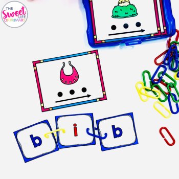 CVC Segmenting & Blending Task Cards | Short i, image 3