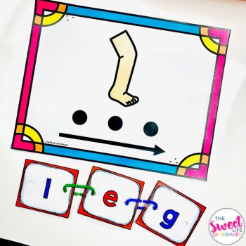 CVC Segmenting & Blending Task Cards | Short e, image 3