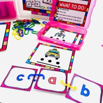 CVC Segmenting & Blending Task Cards | Short a, image 3