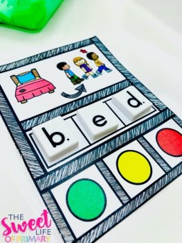 Phoneme Substitution Build and Clip Task Cards, image 2