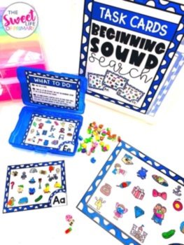 Beginning Sound Search Task Cards, image 2