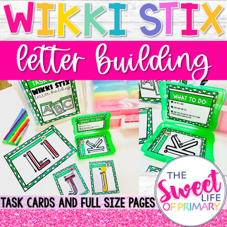 Wikki Stix Letter Building Task Cards