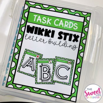Wikki Stix Letter Building Task Cards, image 3