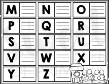 Spring Letter Matching Activity, image 3