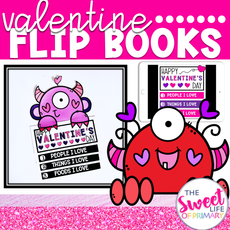 Valentine Flip Book | Paper and Digital Versions