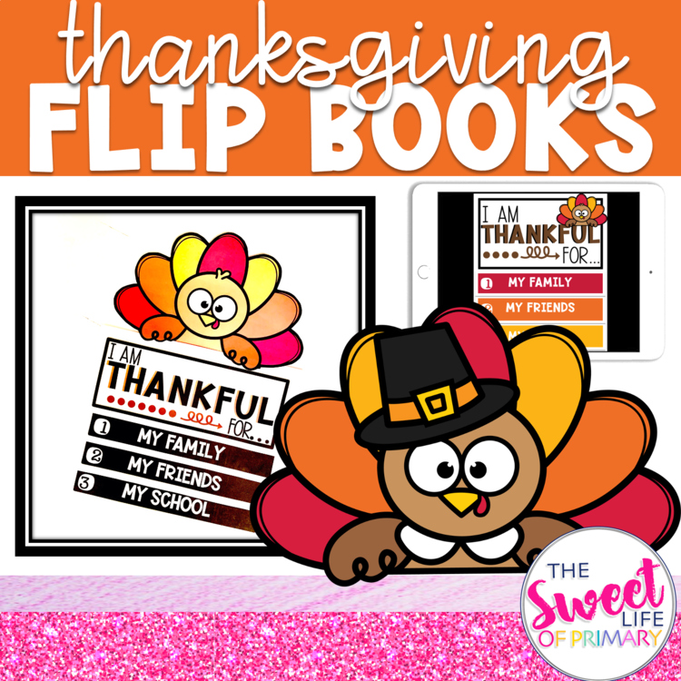 Thanksgiving Flip Book | Paper and Digital Versions