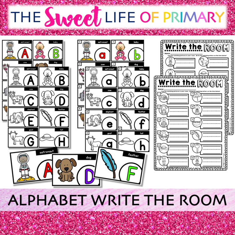 Letter Write the Room - Differentiated