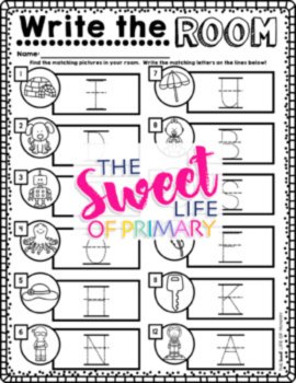 Letter Write the Room - Differentiated, image 4