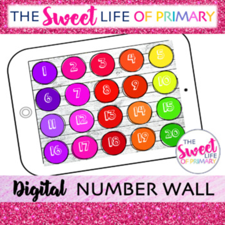 Digital Number Wall